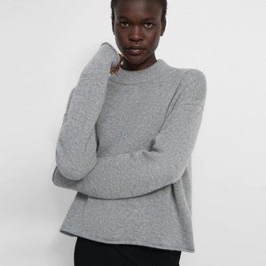 NWT, Theory Cropped Mock Neck Sweater in Cashmere